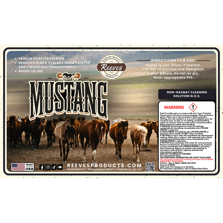 Mustang - Streak Remover & Degreaser Soap