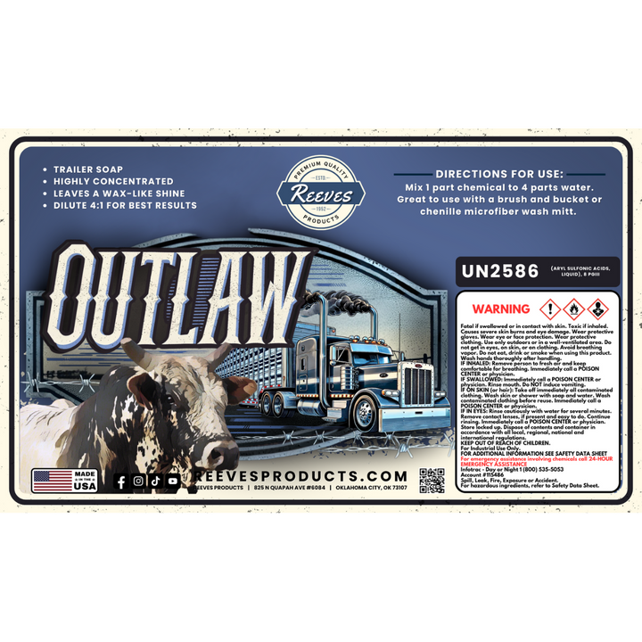 Outlaw - Aluminum Trailer Soap